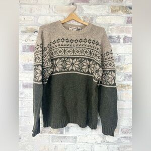 Vintage High Sierra Sweater‎ Mens XL Cable Knit Wool Blend